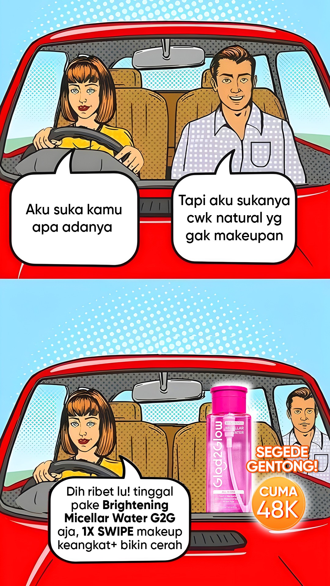 Glad2Glow-indo. Facebook ad