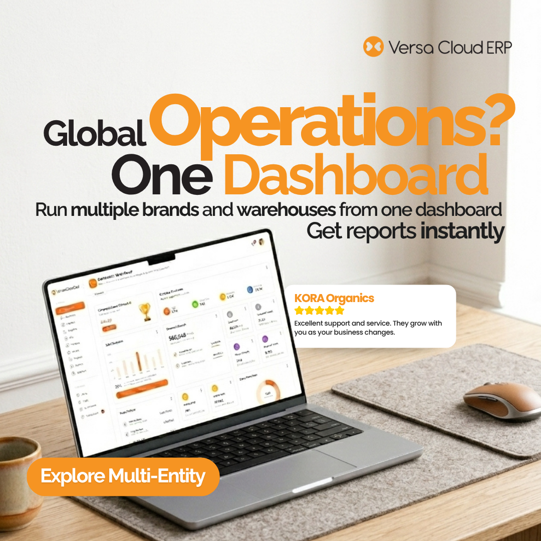 Versa Cloud ERP Facebook ad