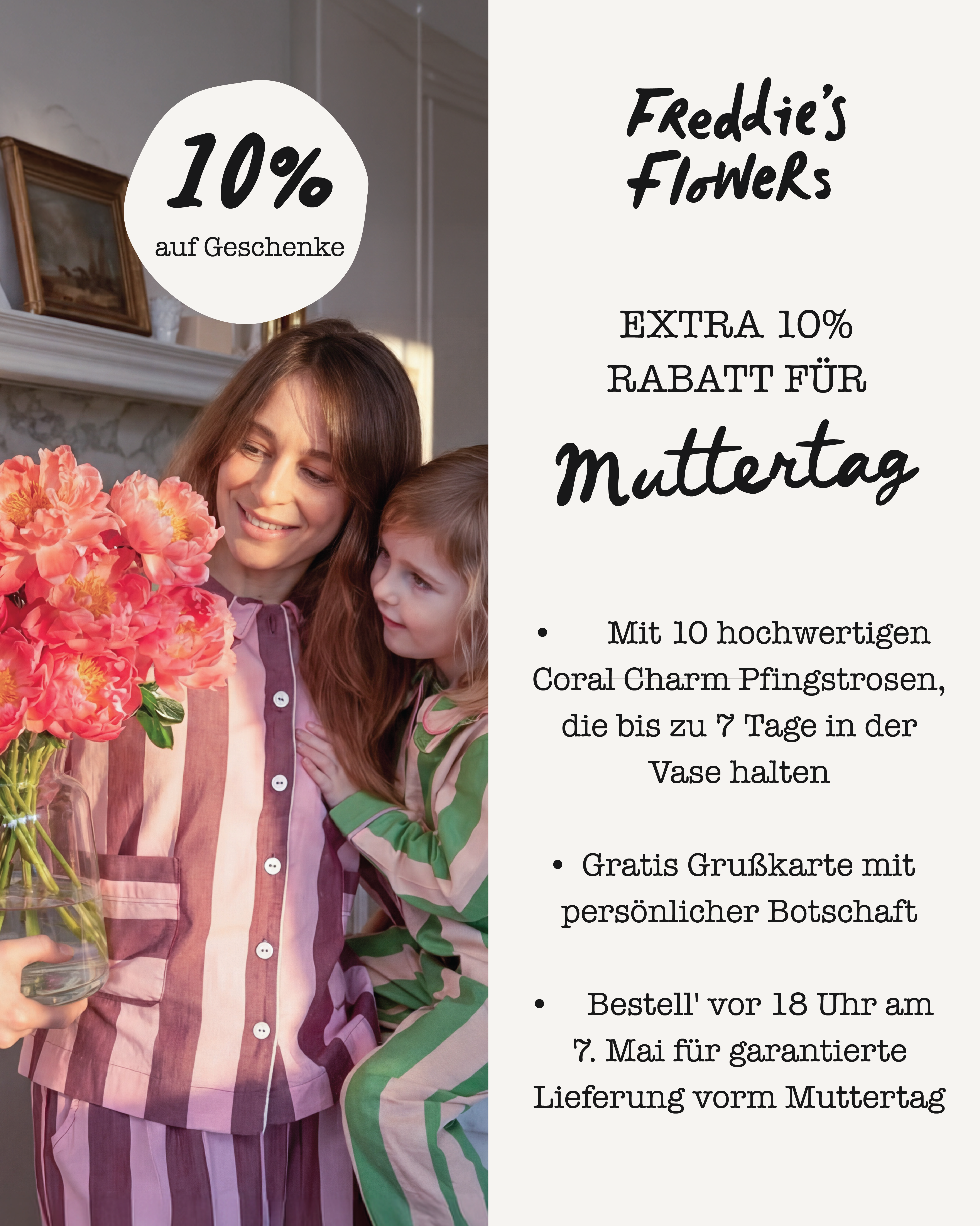 Freddie's Flowers Facebook ad