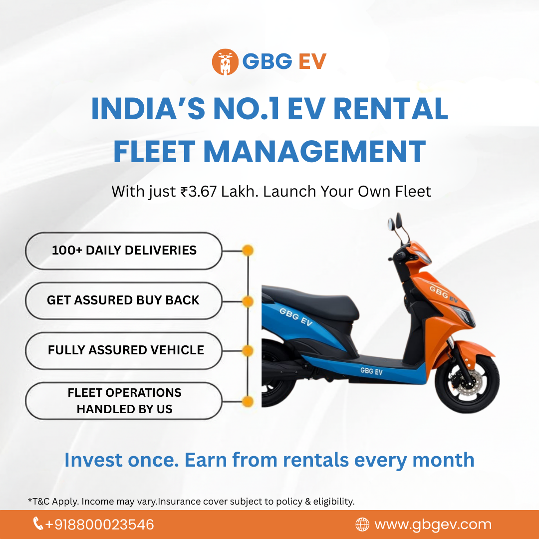 GBG Ev Facebook ad: Grow with India’s EV movement.
