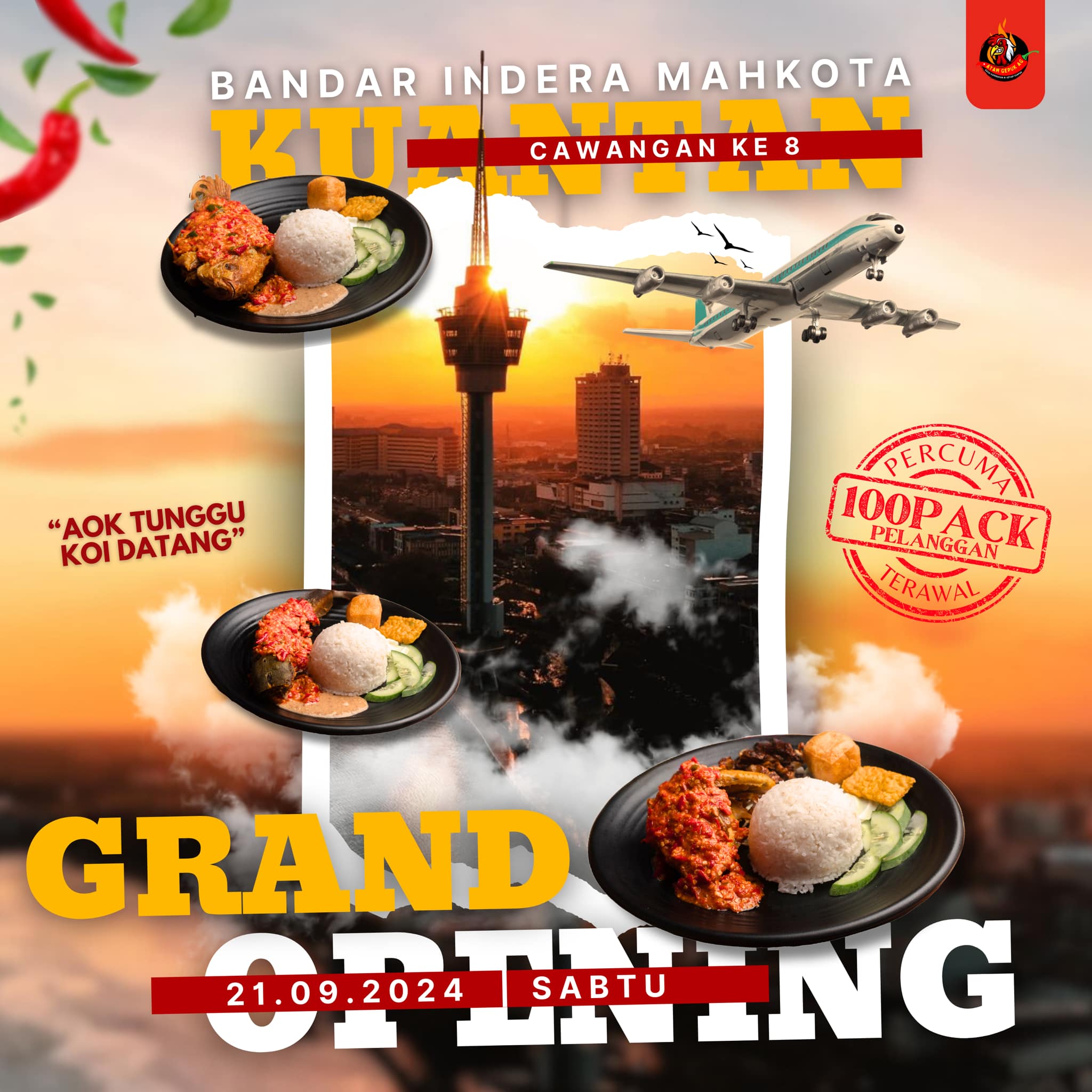 Ayam Gepuk AG Facebook ad