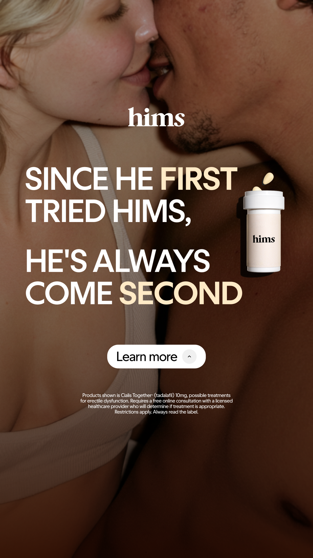 hims Facebook ad