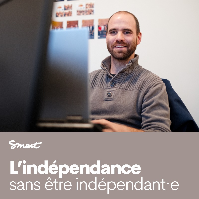 Smart Belgique Facebook ad: Vous tenez à votre autonomie?