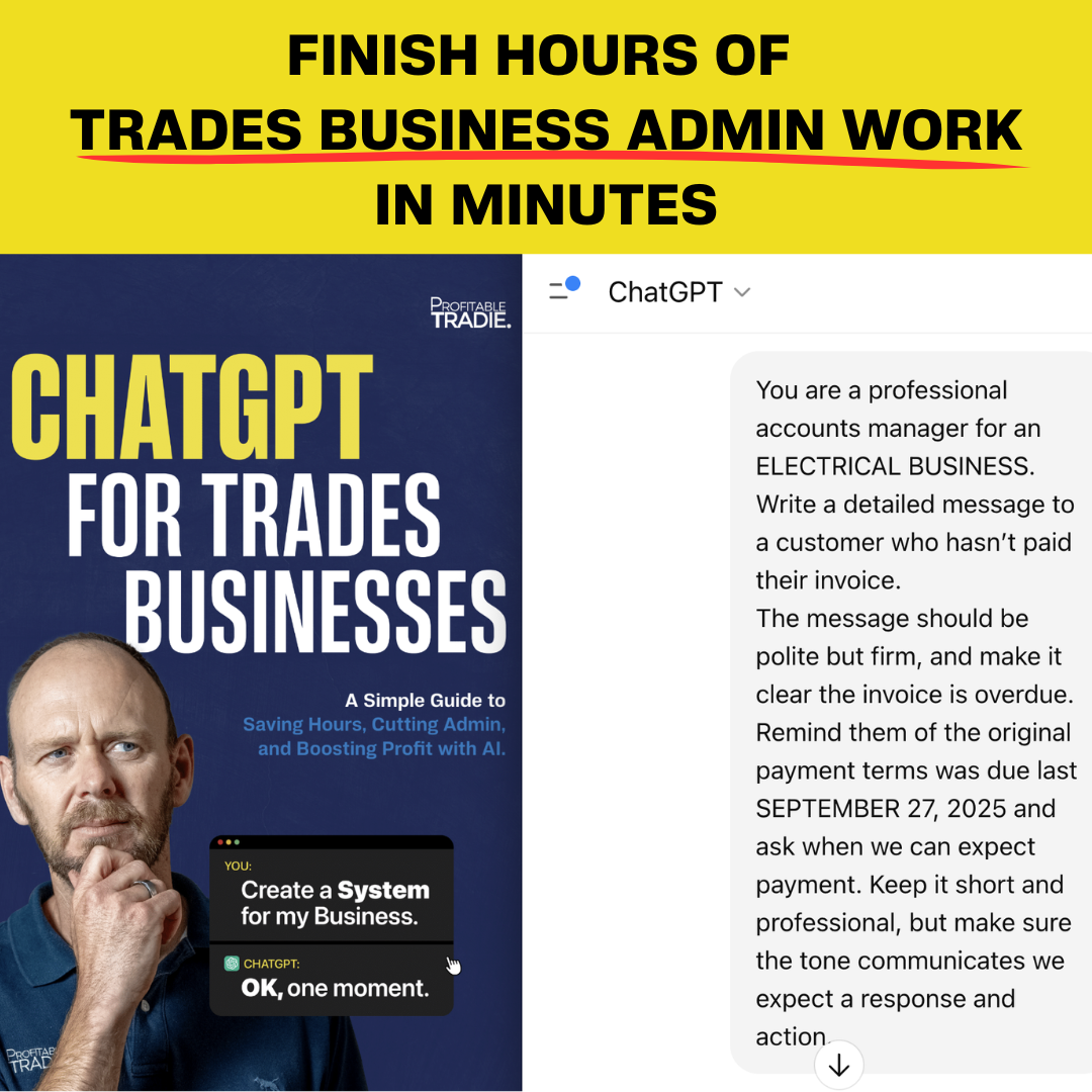 The Profitable Tradie Program Facebook ad