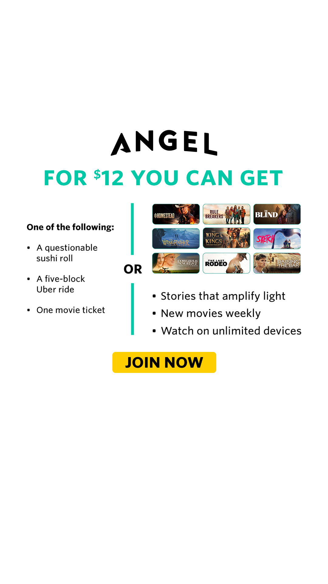 Angel Facebook ad