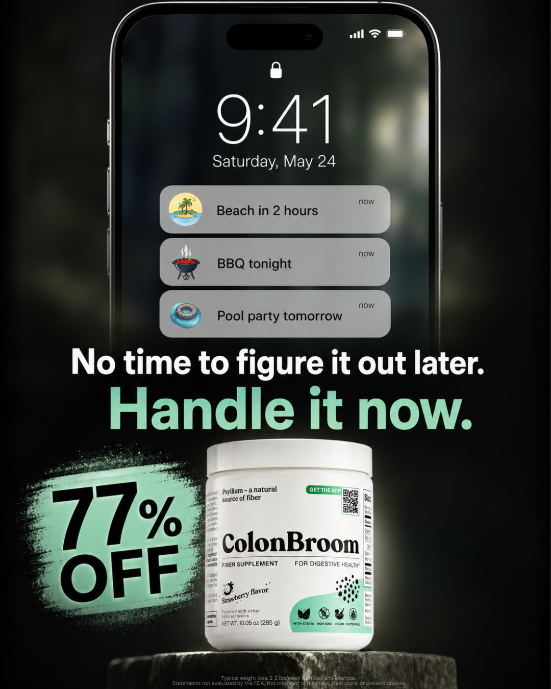 ColonBroom Facebook ad