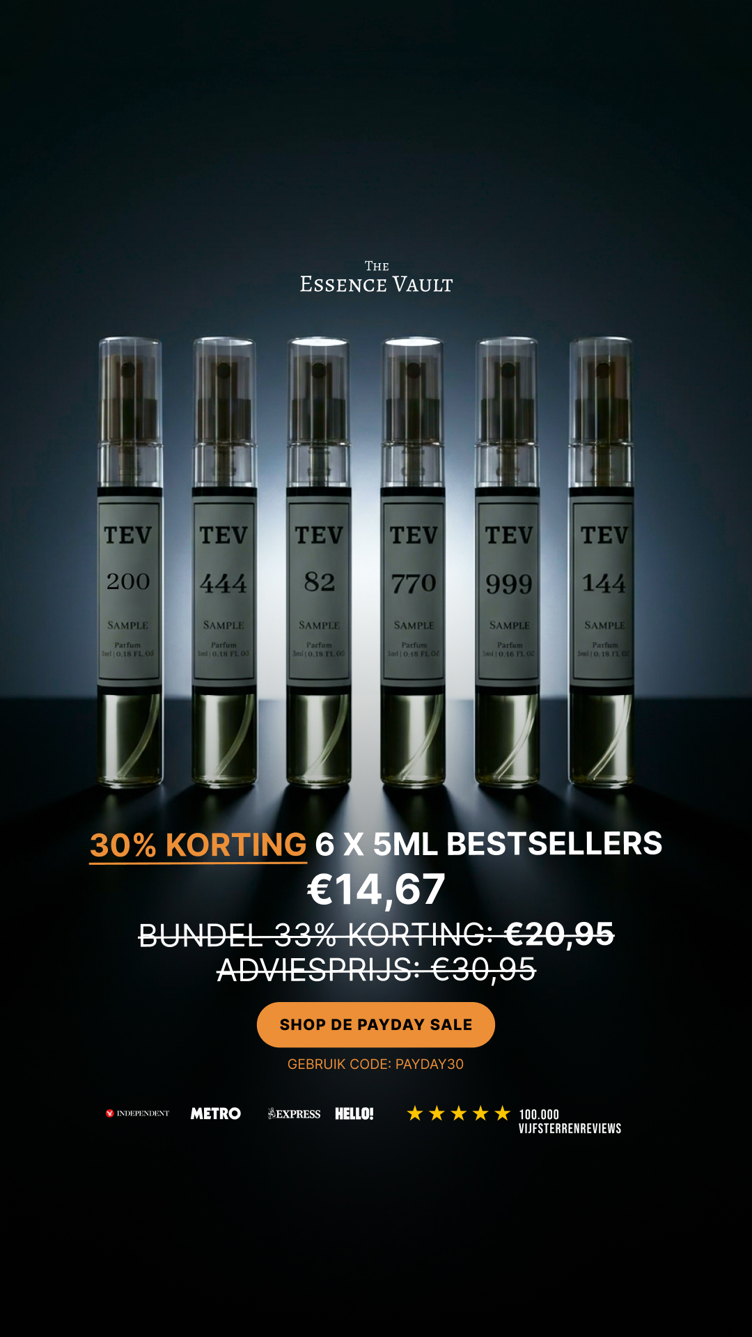 The Essence Vault Facebook ad