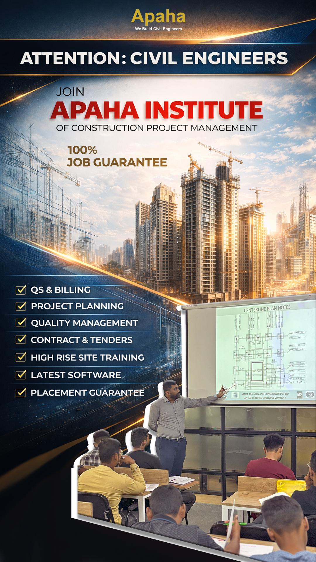 Apaha Institute of Construction Project Management Facebook ad