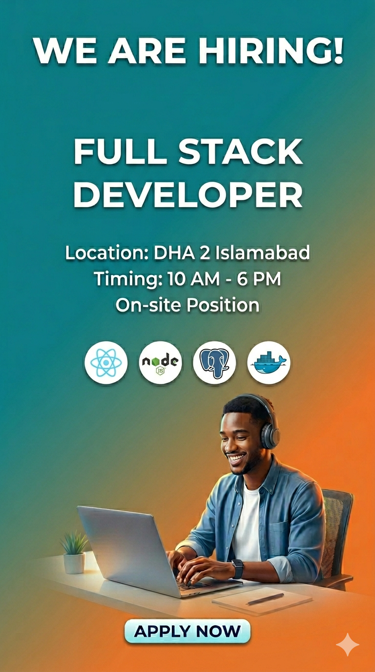 SC Agency Facebook ad: We Are Hiring | Full Stack Web Developer