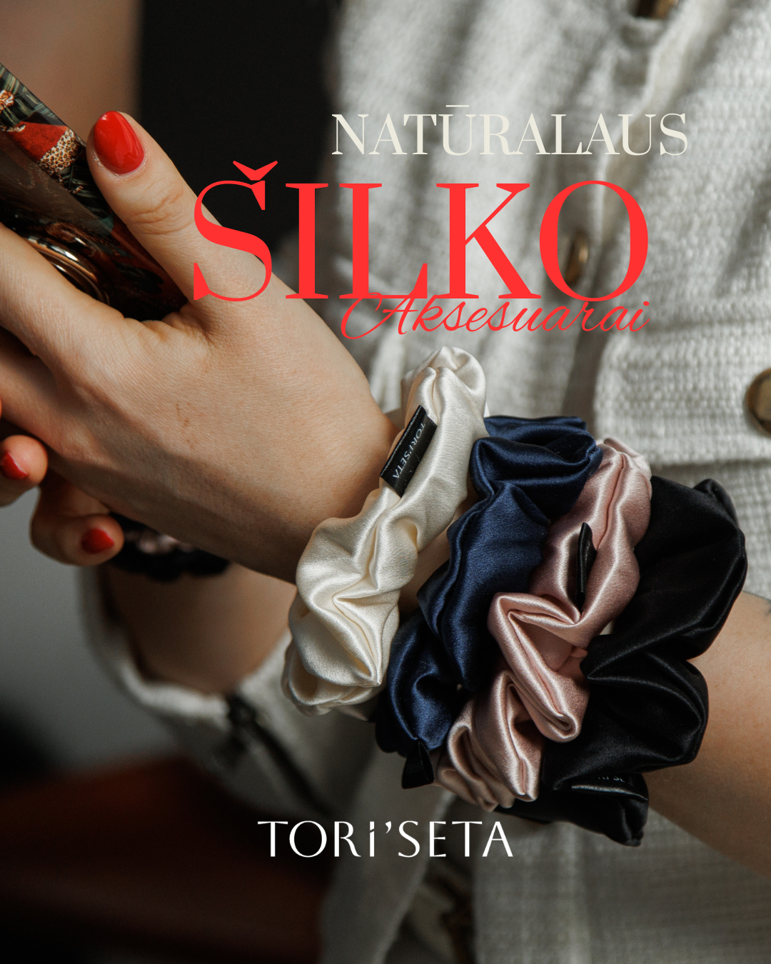Toriseta - natūralaus šilko gaminiai Facebook ad from Aug 9, 2026