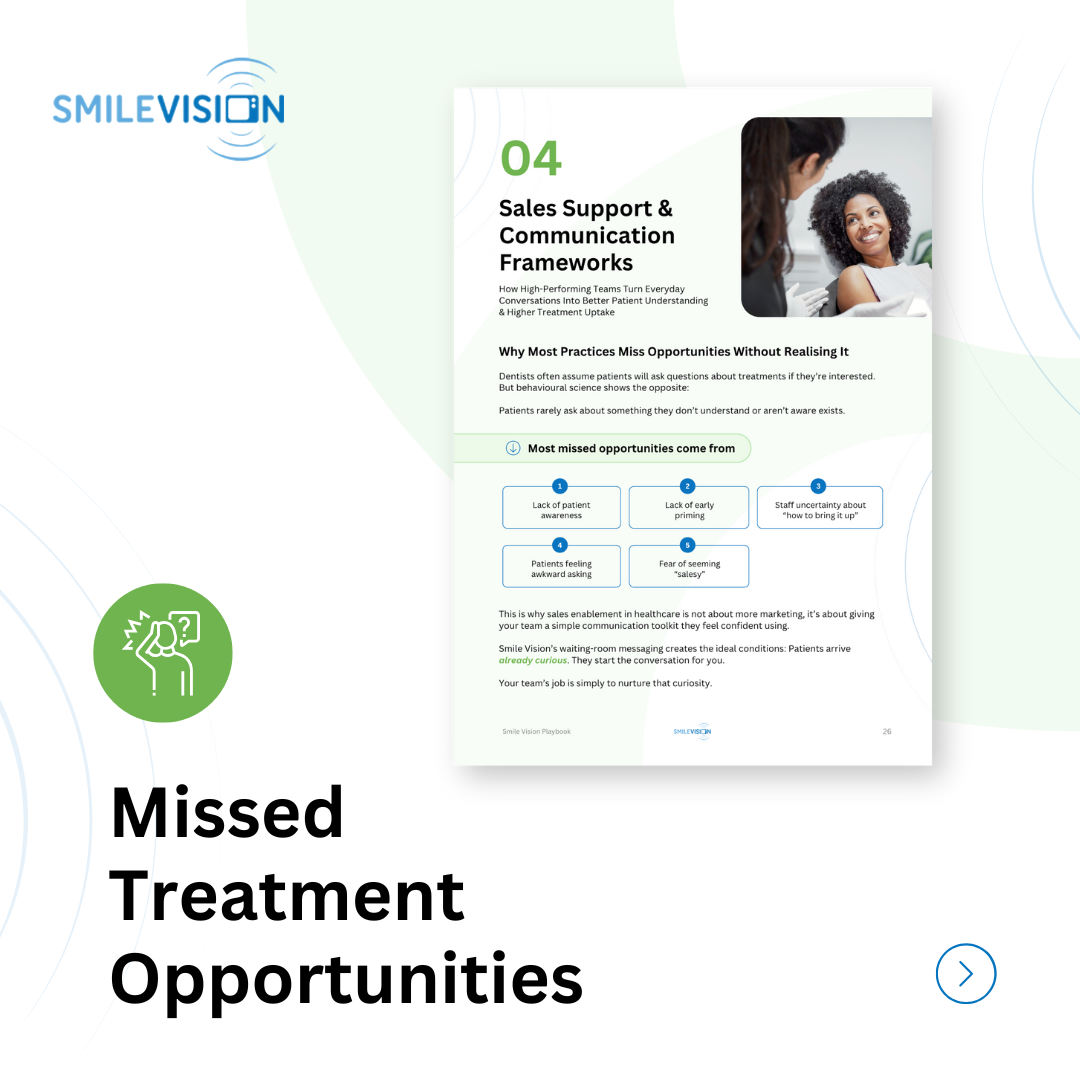 SmileVision Facebook ad: Reduce your practice team's workload and increase treatment…