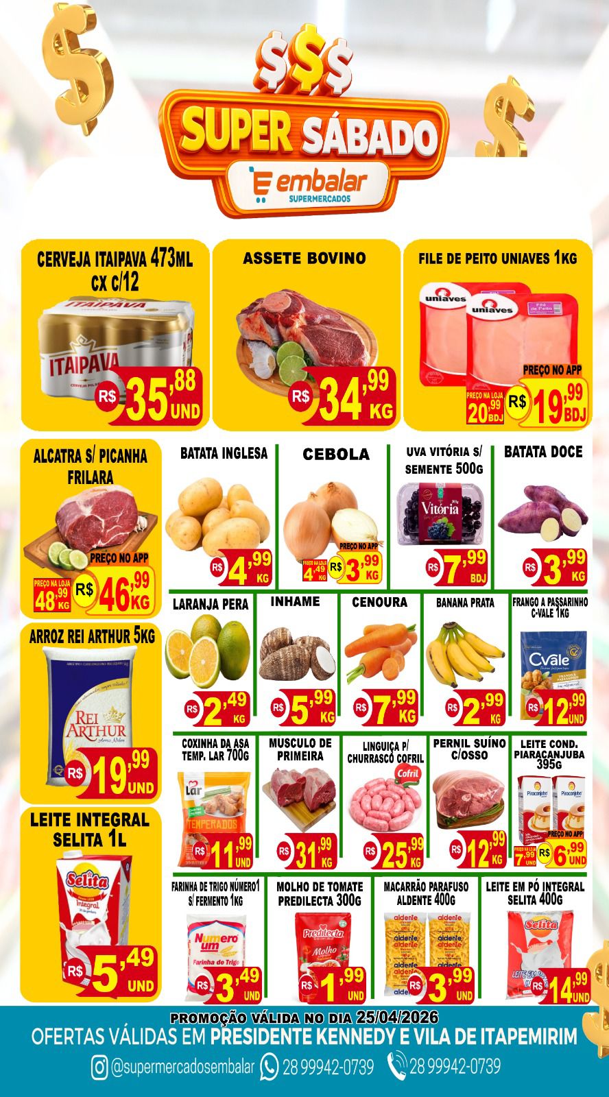 Supermercado Embalar Facebook ad from Apr 24, 2026