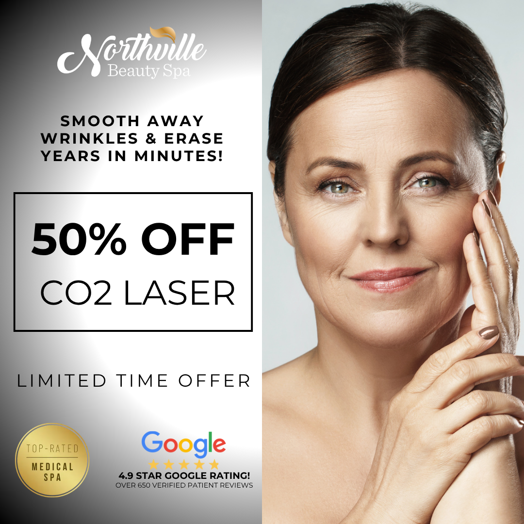 Northville Beauty Spa Facebook ad: Healthier, Younger-Looking Skin