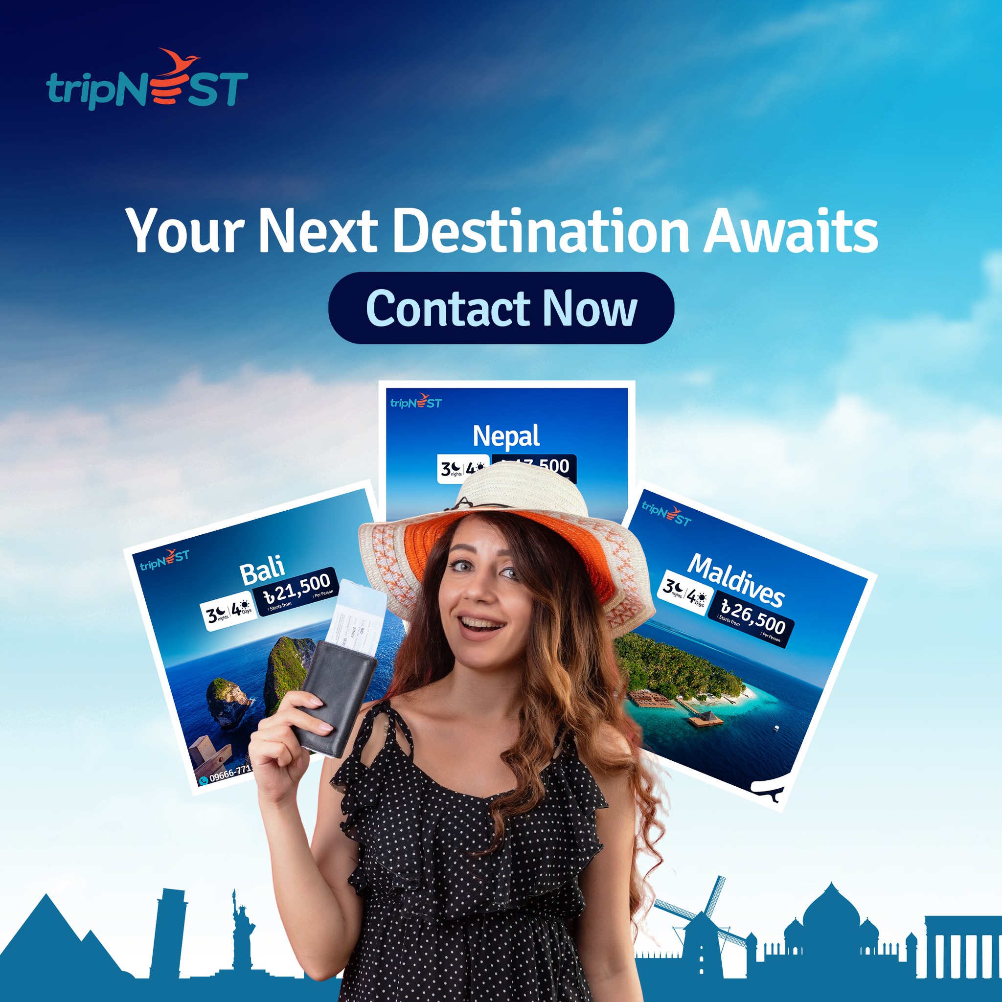 TripNest Facebook ad