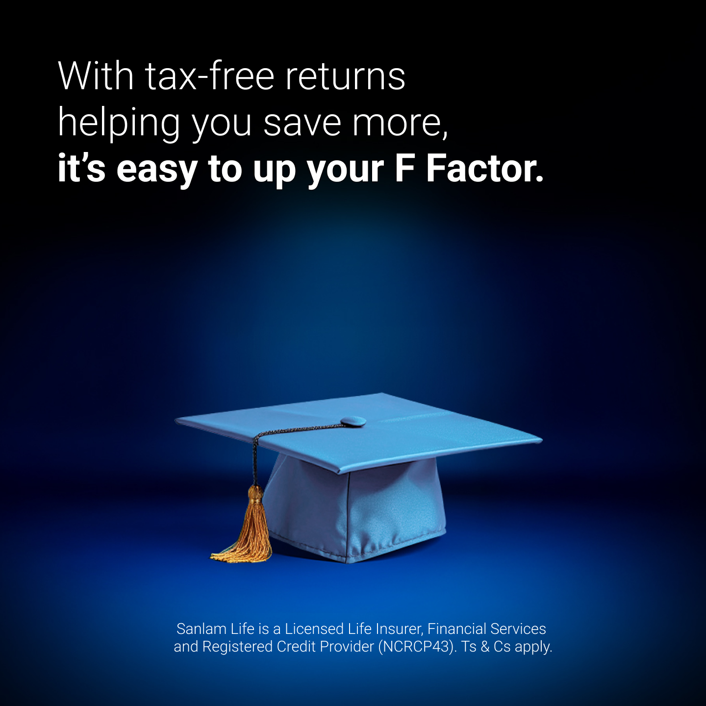 Sanlam Facebook ad: Start saving more