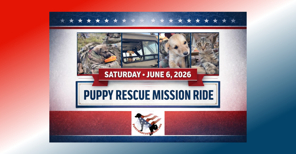 Garden State Harley-Davidson Facebook ad: Puppy Rescue Mission Ride