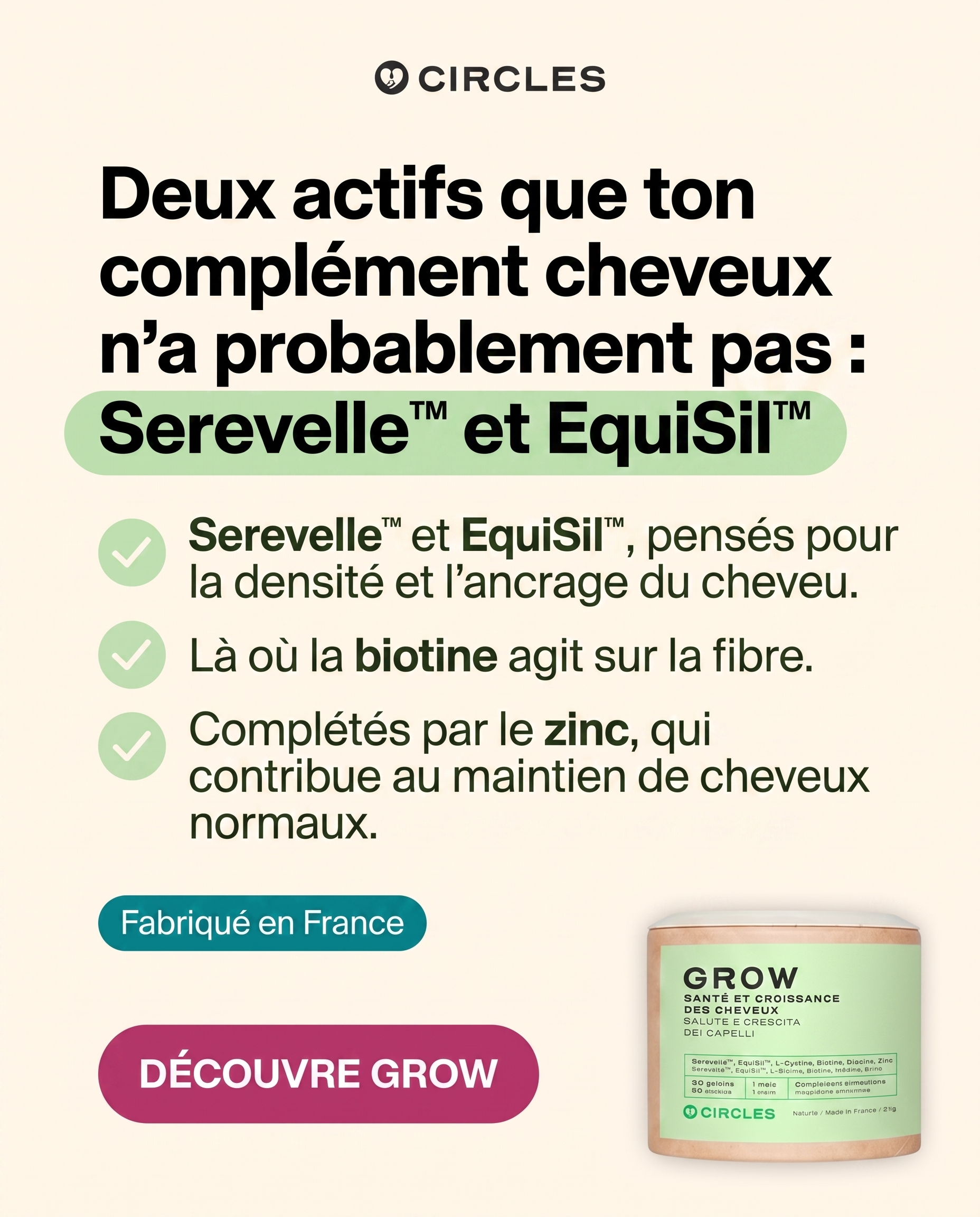 Circles Facebook ad