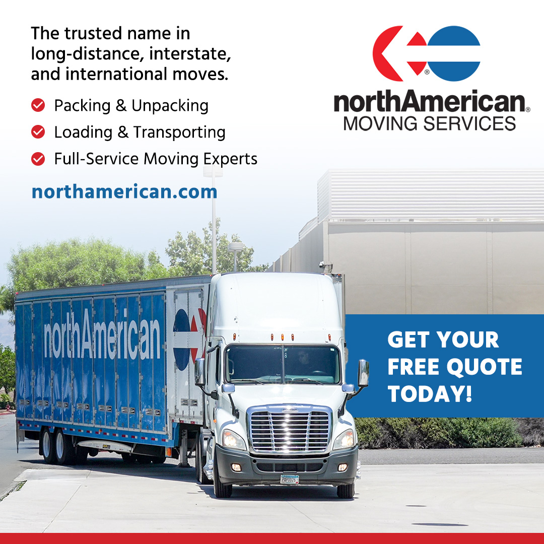 North American Van Lines Facebook ad: Full-Service Moving Since 1933