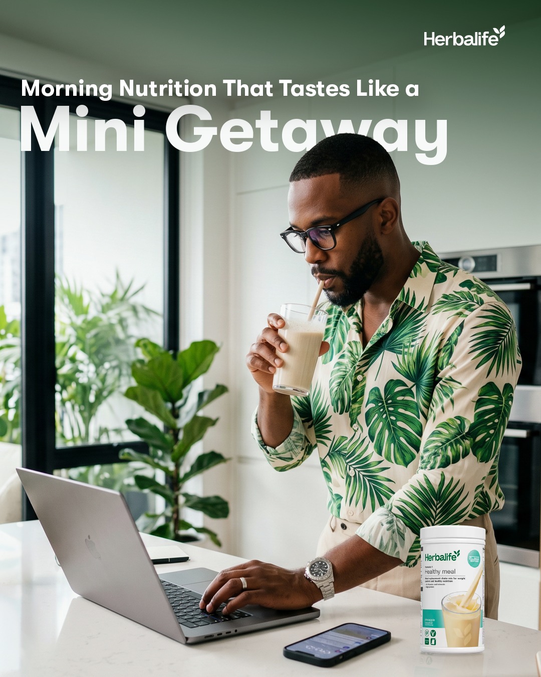 Herbalife Facebook ad: Busy morning? Running late?