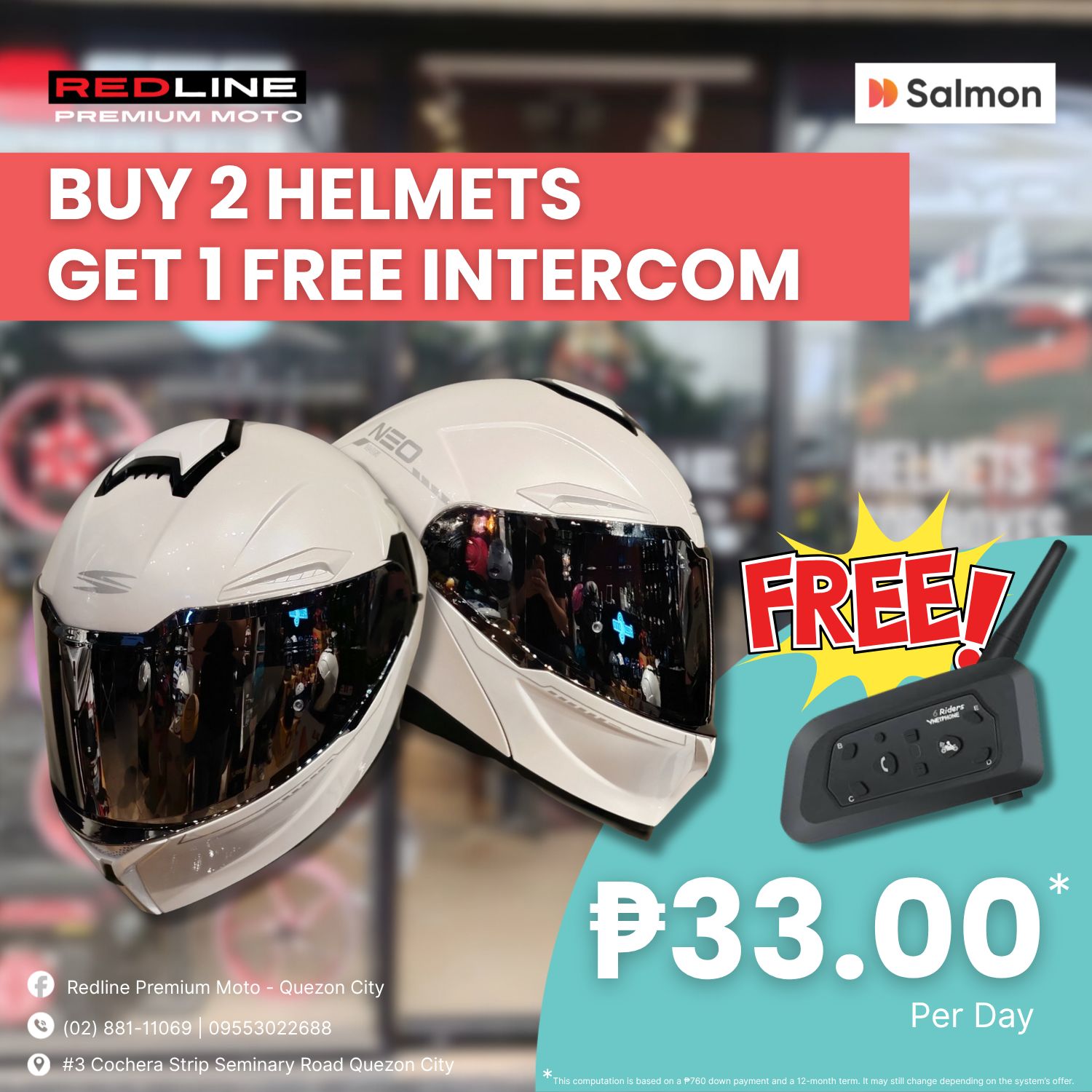 RedLine Premium Moto Facebook ad: Utangin mo na