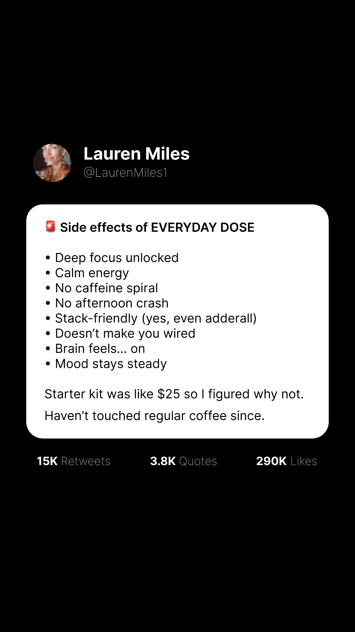 Everyday Dose Facebook ad