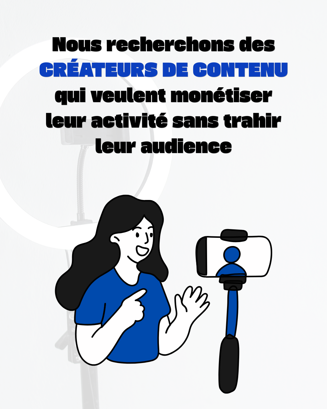 LiveMentor Facebook ad: Monétiser votre création de contenu