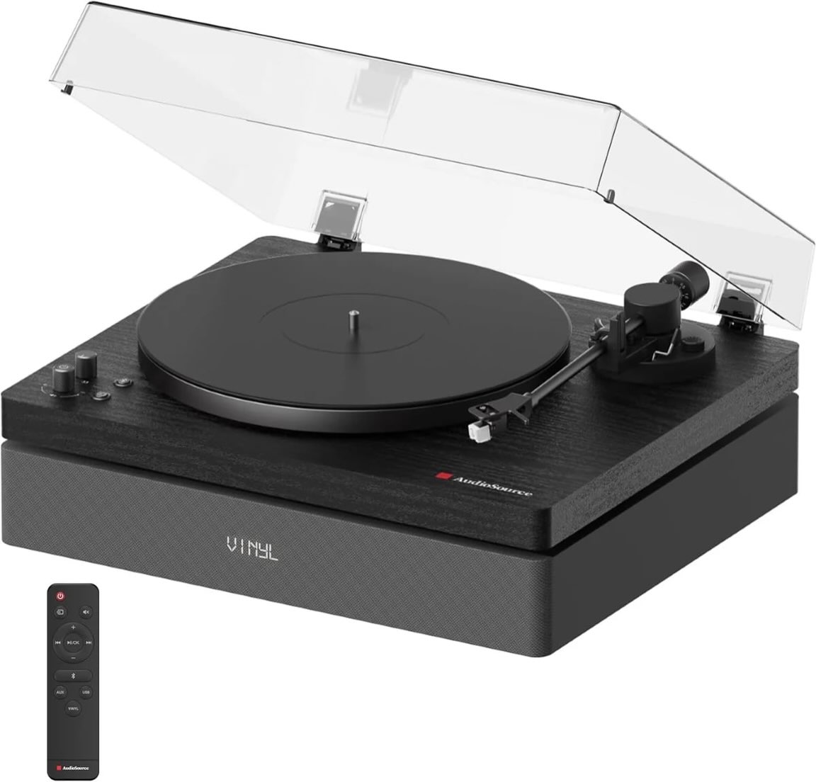 Triple Play Records Facebook ad: The AudioSource all-in-one turntable is back at Triple…