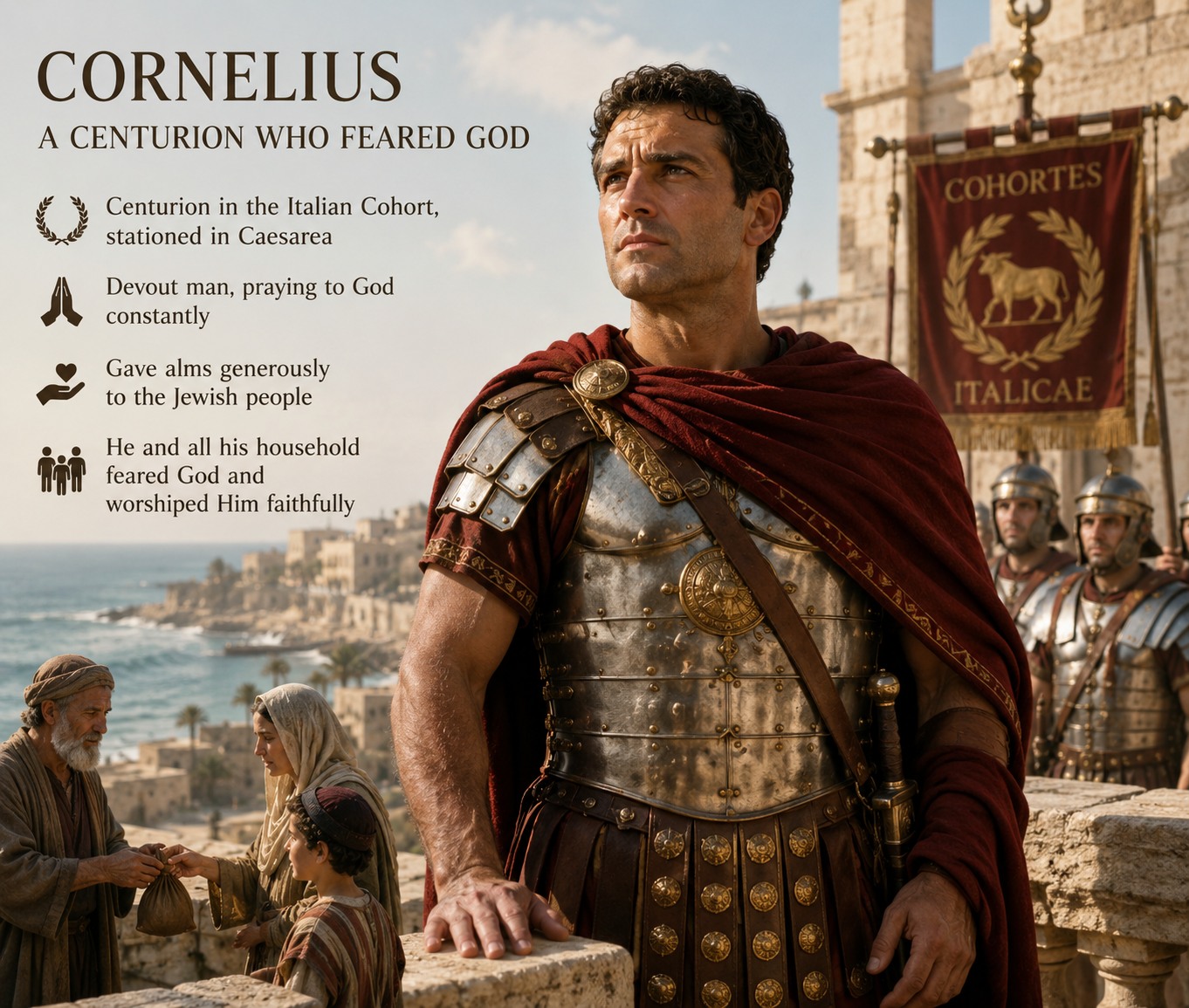 Unique Events, People, Places and Things in the Holy Bible Facebook ad: He was a military officer in the Roman…
