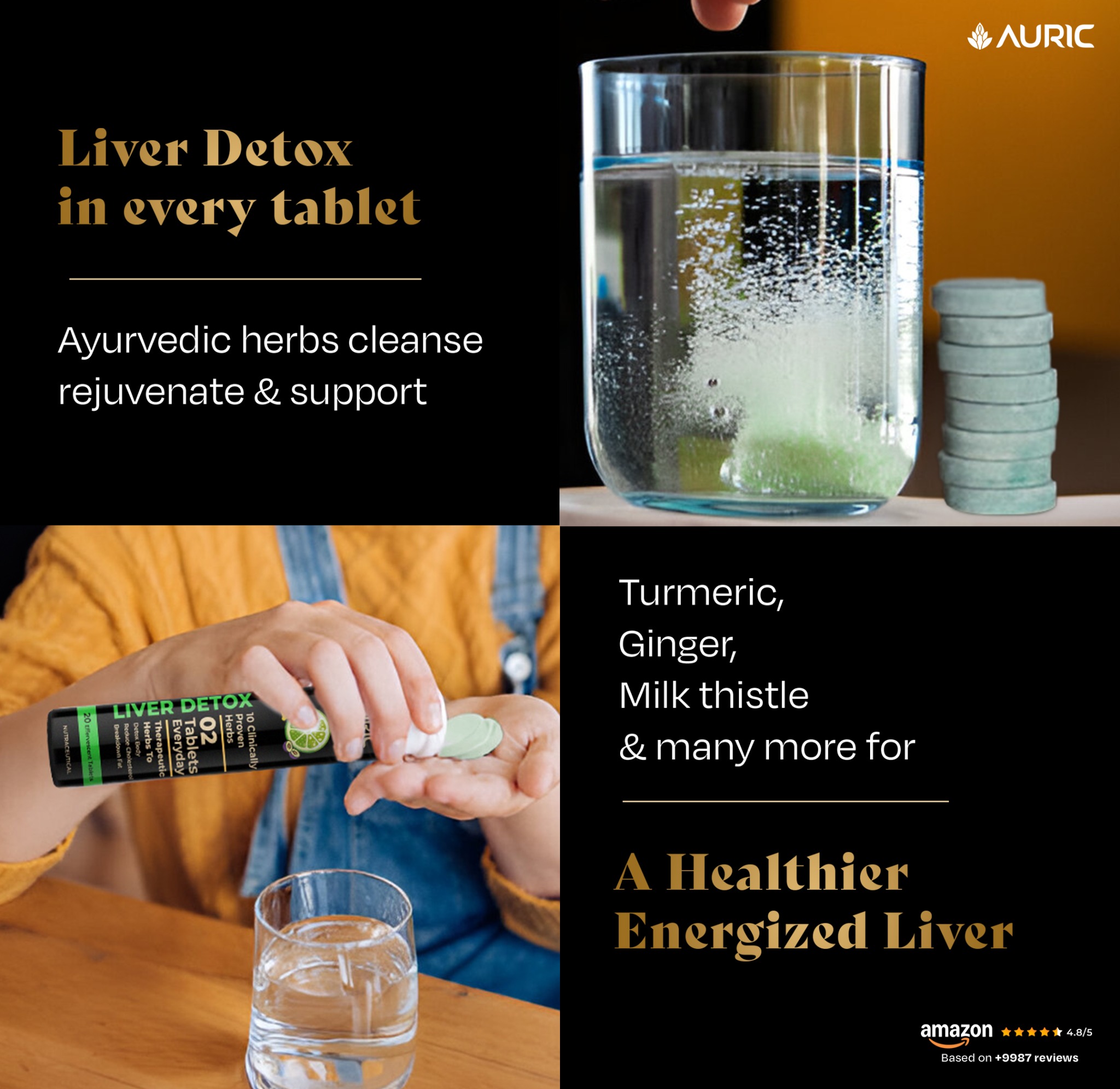 Auric Performance Booster Facebook ad