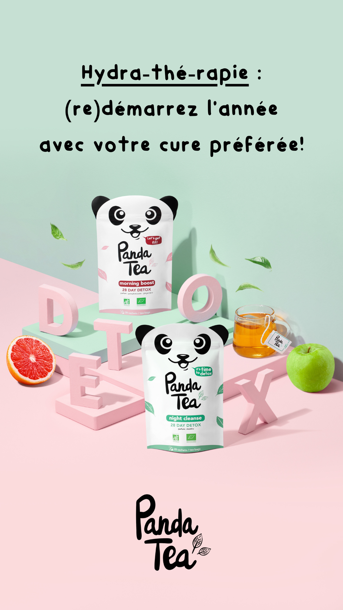 Panda Tea Facebook ad