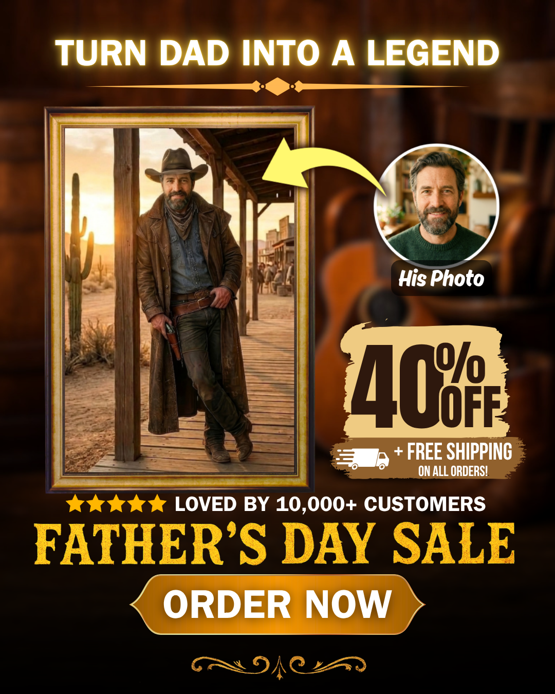 PortraitGift.Com Facebook ad