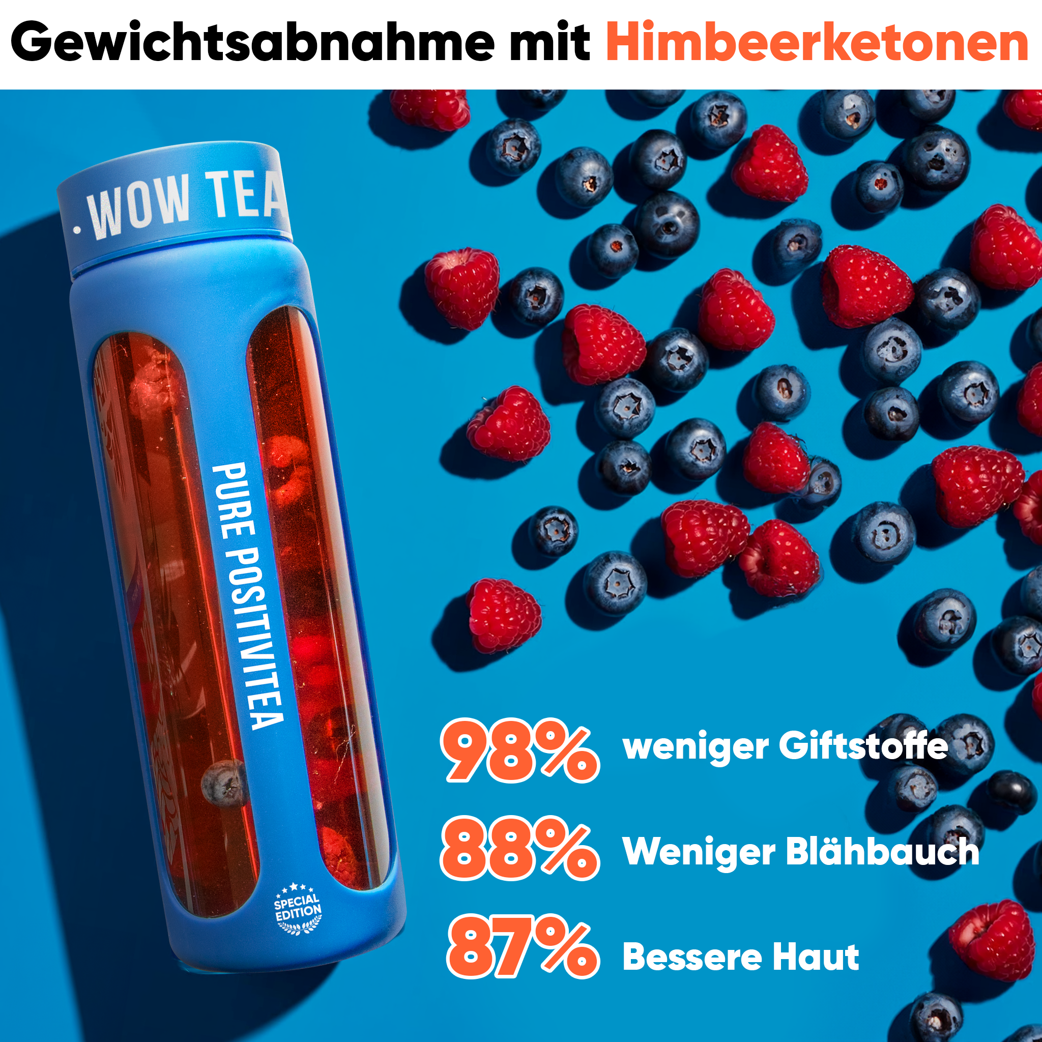 WOW TEA Switzerland Facebook ad