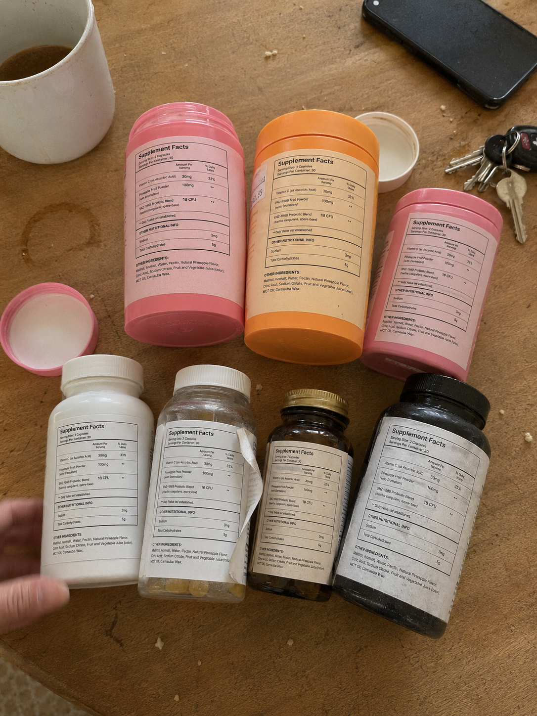 Megan Foster Facebook ad: 7 probiotics and 2 rounds of antibiotics later
