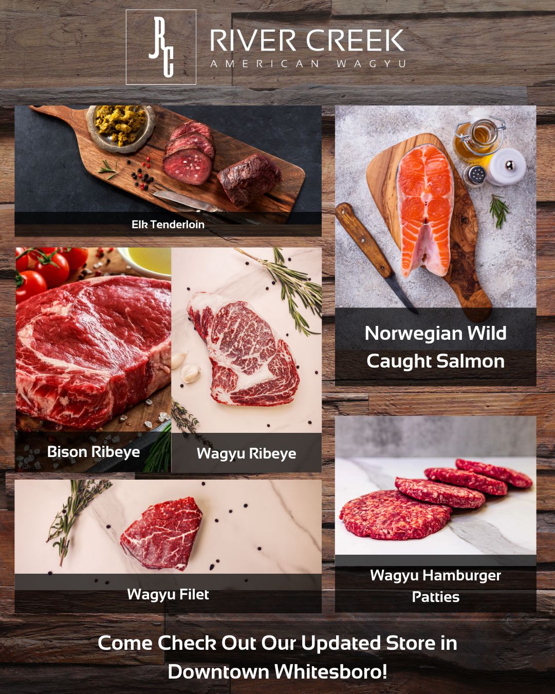 River Creek Meats Facebook ad: Come Check Out Our Updated Meat Store In…