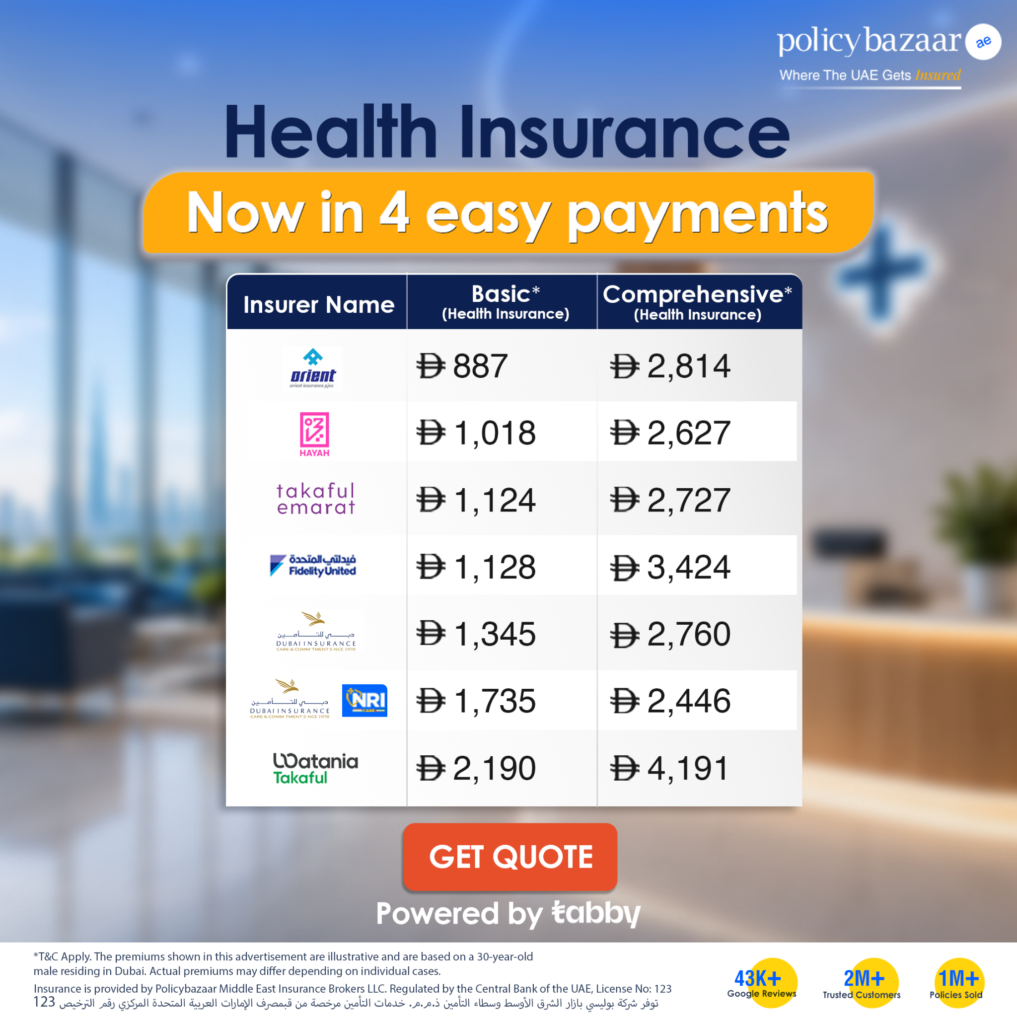 Policybazaar.ae Facebook ad