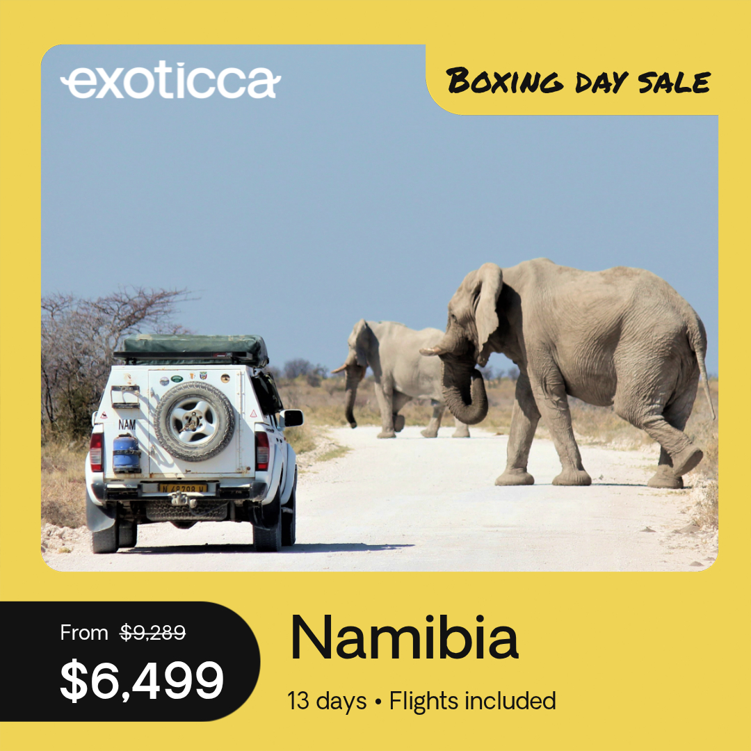 Exoticca Facebook ad: Early-bird deals: Book today!