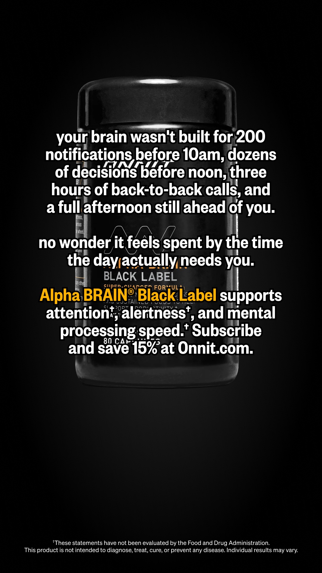 Onnit Facebook ad