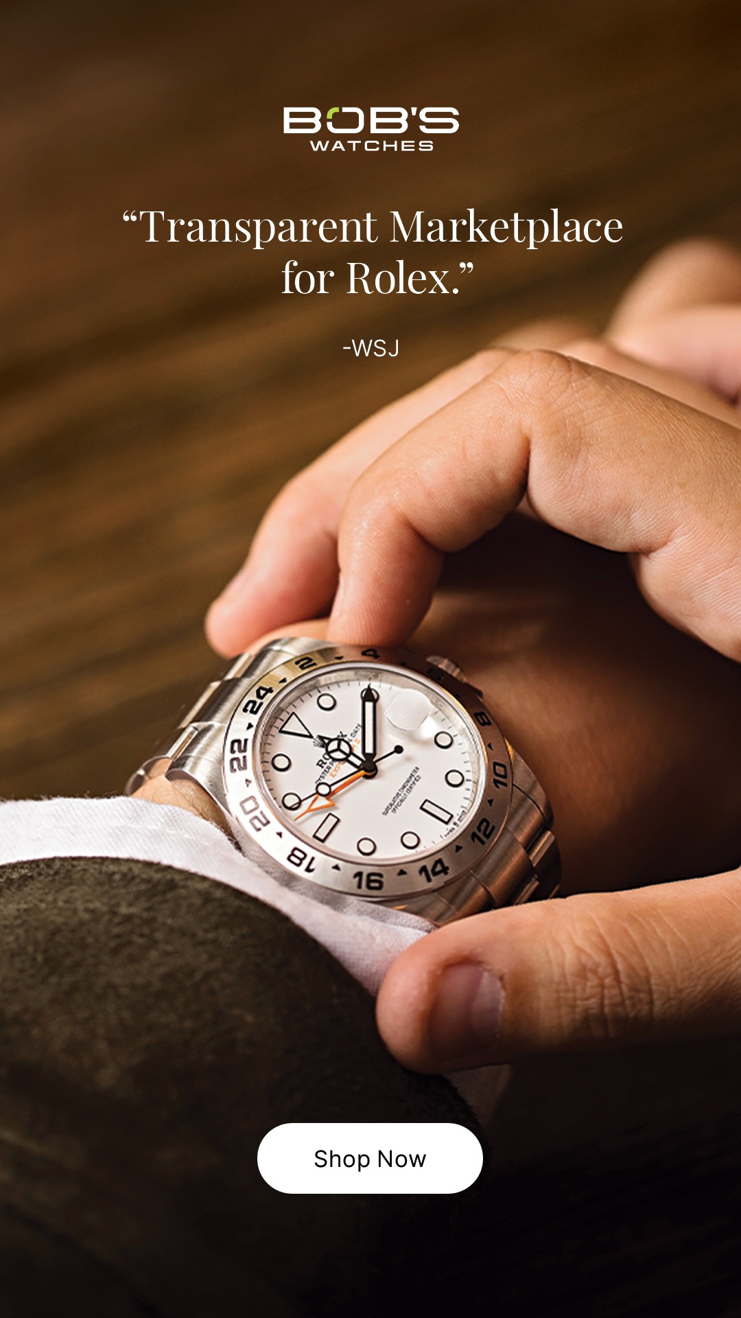 Bob's Watches Facebook ad