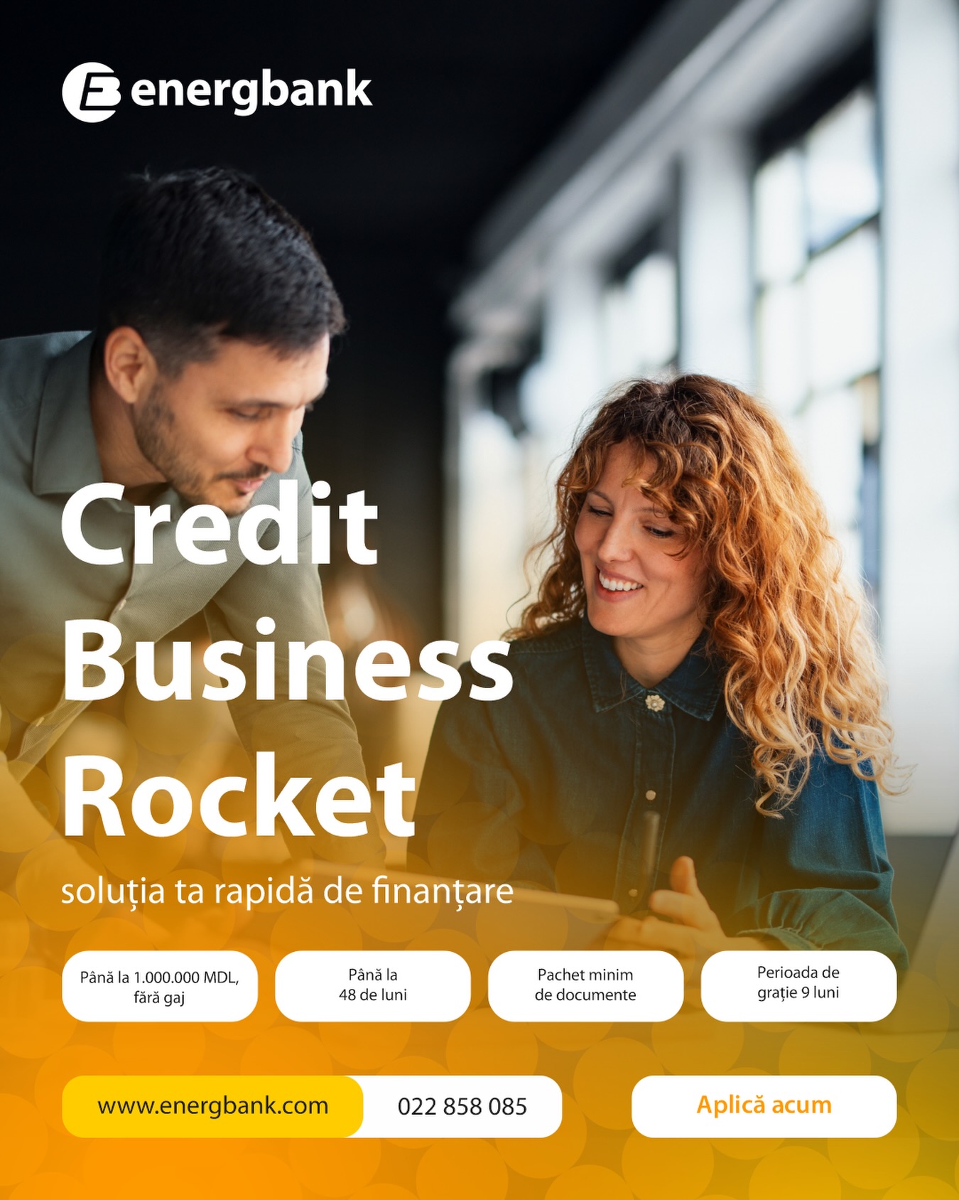 Energbank Facebook ad: Antreprenorii știu că oportunitățile trebuie valorificate…