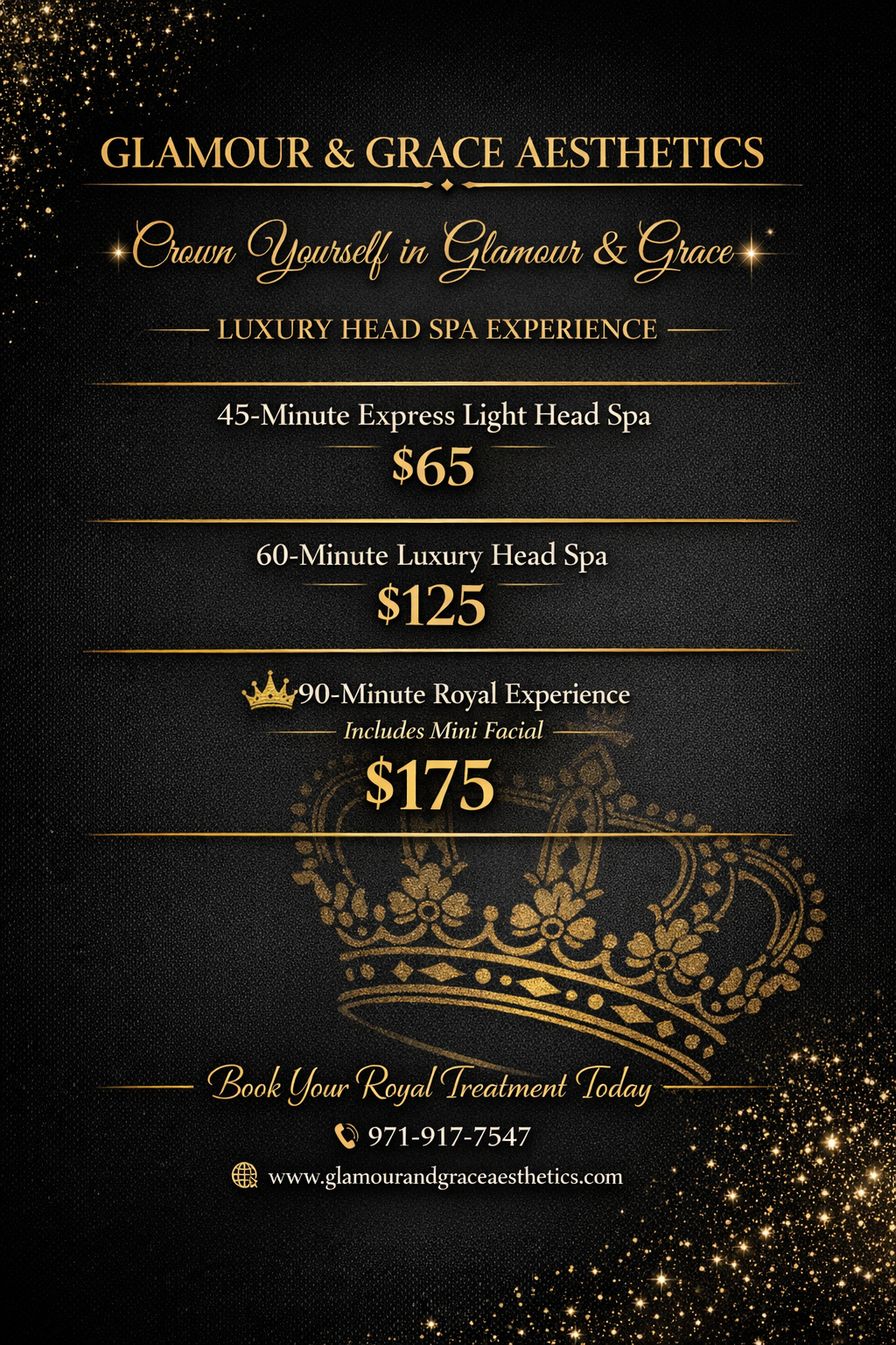 Glamour and Grace Aesthetics Facebook ad