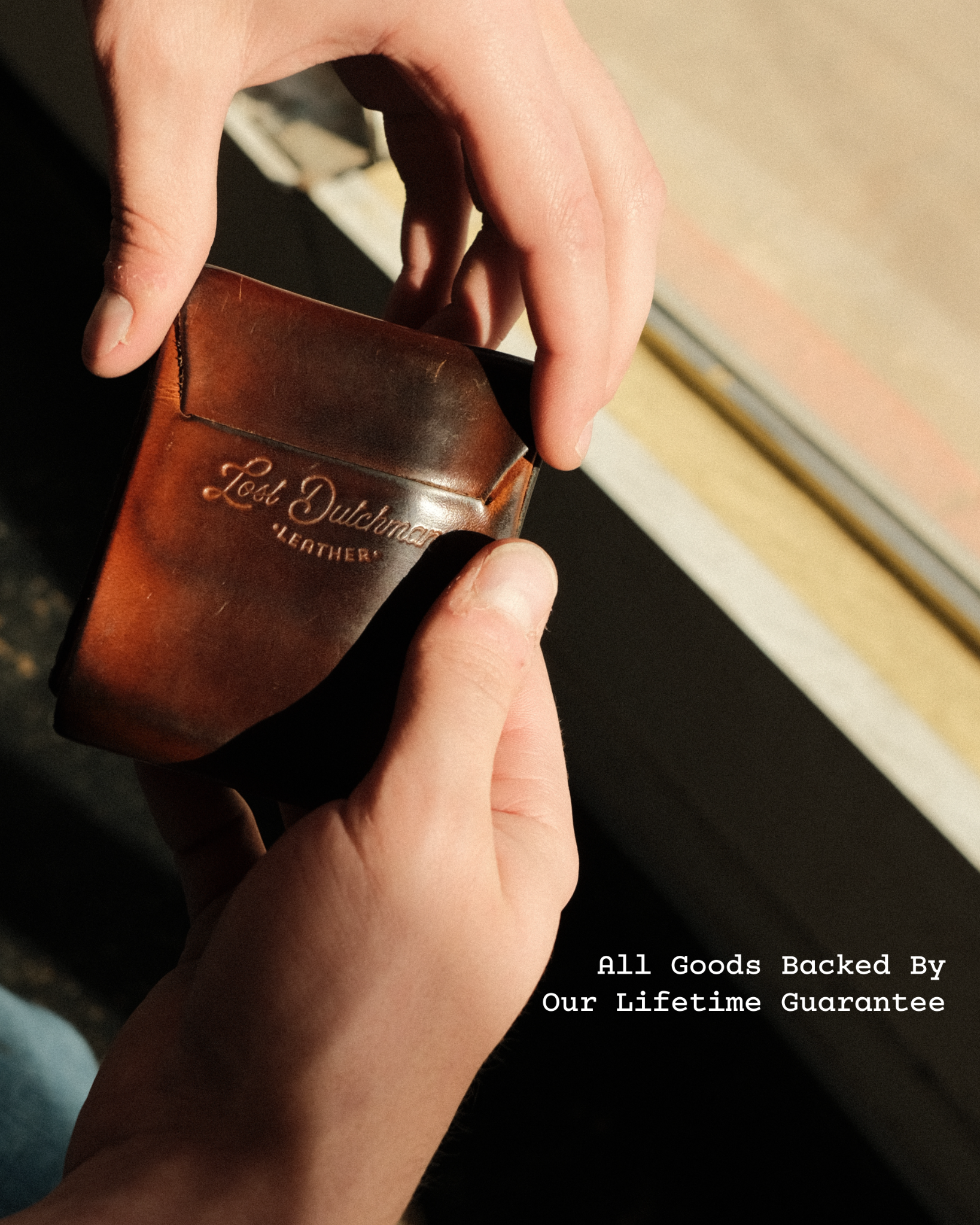 Lost Dutchman Leather Goods Facebook ad