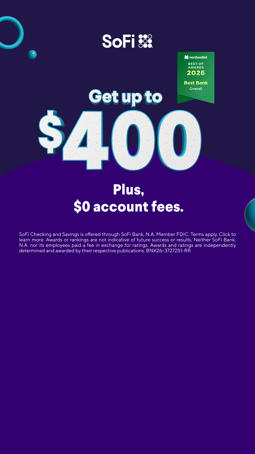 SoFi Facebook ad