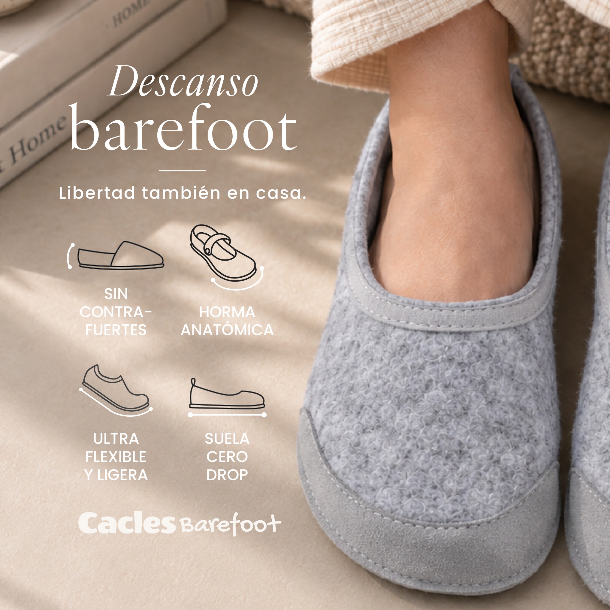 Cacles Barefoot Facebook ad
