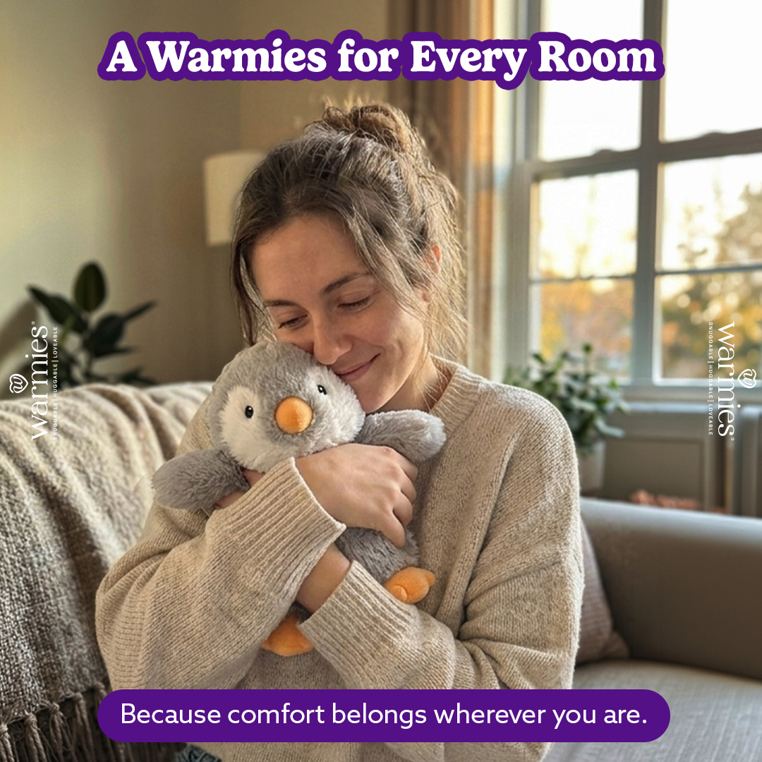 Warmies USA Facebook ad: Comfort shouldn't be confined to one room.
