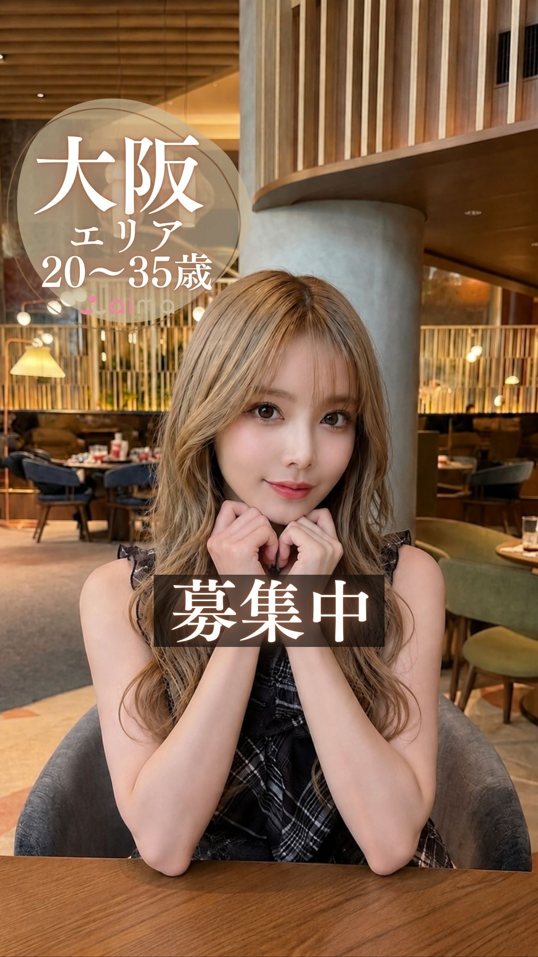 Aima Facebook ad: 【大阪】募集中