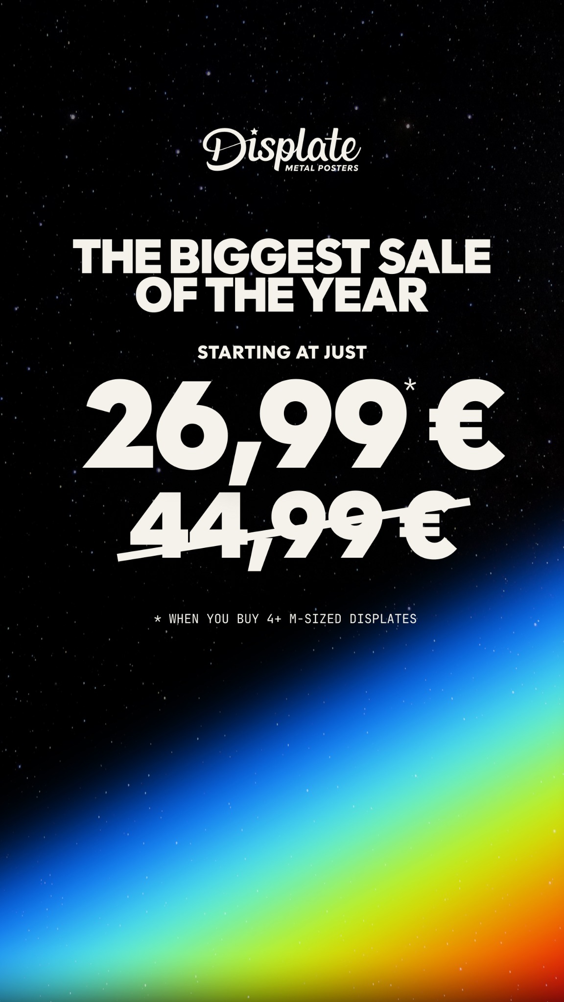 Displate Facebook ad