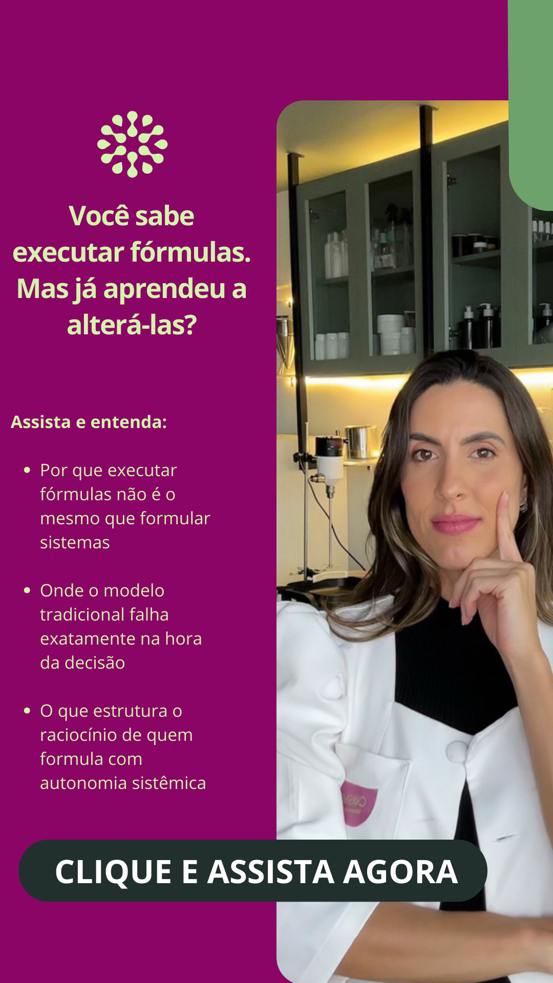 Cosme Educação Facebook ad: Você sabe executar fórmulas. Mas já aprendeu a decidir…