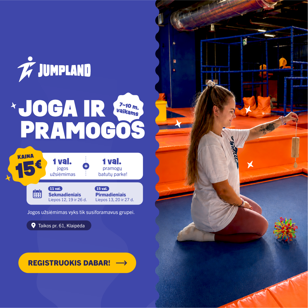 Jumpland Facebook ad: Registruokitės!