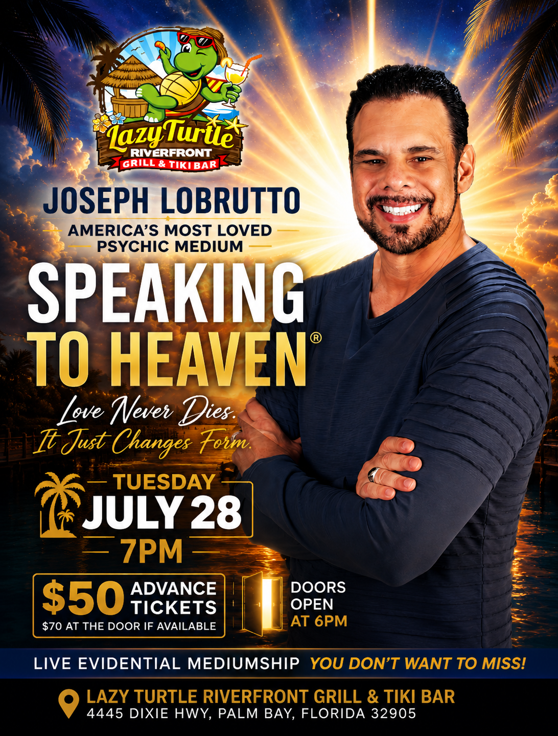 Joseph LoBrutto Spiritual Healing Medium Facebook ad