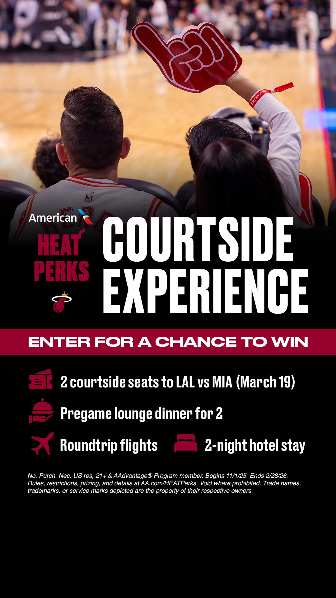 Miami Heat Facebook ad from Feb 1, 2026